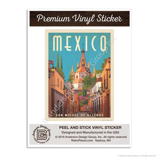 San Miguel De Allende Mexico Mini Vinyl Sticker