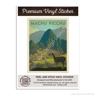 Machu Picchu Peru Mini Vinyl Sticker