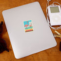 Aruba Flamingo Beach Mini Vinyl Sticker