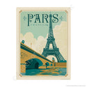 Paris France Eiffel Tower Mini Vinyl Sticker