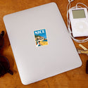 Nice France Beach Mini Vinyl Sticker