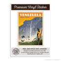 Venezuela Angel Falls Mini Vinyl Sticker