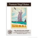 Dubai United Arab Emirates Mini Vinyl Sticker