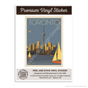 Toronto Canada CN Tower Mini Vinyl Sticker
