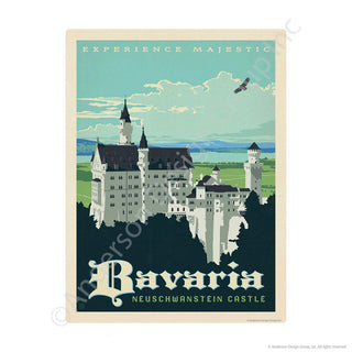 Bavaria Germany Neuschwanstein Castle Mini Vinyl Sticker