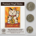 Lucky Cat Maneki-Neko Mini Vinyl Sticker