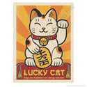 Lucky Cat Maneki-Neko Mini Vinyl Sticker