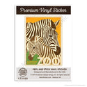 Zebras Support Our Local Zoo Mini Vinyl Sticker