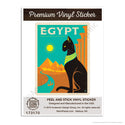 Egypt Land of Feline Royalty Mini Vinyl Sticker
