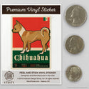 Chihuahua Dog Facts Mini Vinyl Sticker