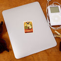 Siamese Cat Travel Mini Vinyl Sticker