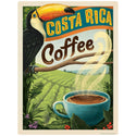 Costa Rica Coffee Mini Vinyl Sticker