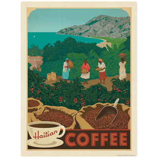 Haitian Coffee Mini Vinyl Sticker