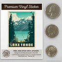 Lake Tahoe Summer Splendor Mini Vinyl Sticker