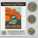 Red Canyon Dixie National Forest Utah Mini Vinyl Sticker