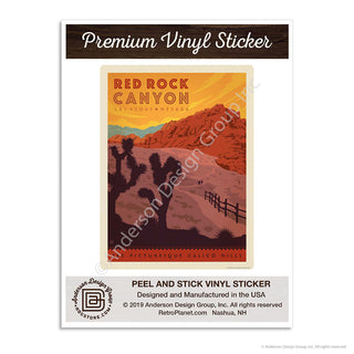 Red Rock Canyon Las Vegas Nevada Mini Vinyl Sticker