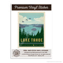 Lake Tahoe California Nevada Mini Vinyl Sticker