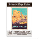 Hovenweep National Monument Colorado Utah Mini Vinyl Sticker
