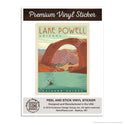 Lake Powell Rainbow Bridge Arizona Mini Vinyl Sticker