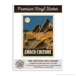 Chaco Culture National Park New Mexico Mini Vinyl Sticker