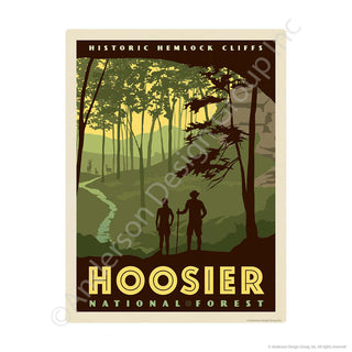 Hoosier National Forest Hemlock Cliffs Indiana Mini Vinyl Sticker