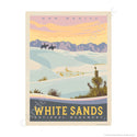 White Sands National Monument New Mexico Mini Vinyl Sticker