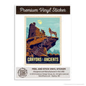 Canyons Of The Ancients Colorado Mini Vinyl Sticker