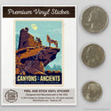 Canyons Of The Ancients Colorado Mini Vinyl Sticker