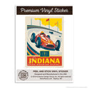 Indiana Hoosier State Indianapolis Speedway Mini Vinyl Sticker