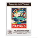 Nevada Silver State Casino Mini Vinyl Sticker