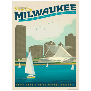 Milwaukee Wisconsin Harbor Vinyl Sticker