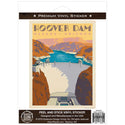 Hoover Dam Nevada Arizona Vinyl Sticker