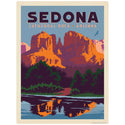 Sedona Arizona Cathedral Rock Vinyl Sticker