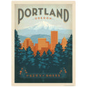 Portland Oregon City Of Roses Vinyl Sticker