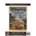 Williamsburg Virginia Governors Palace Vinyl Sticker