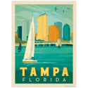 Tampa Florida Vinyl Sticker
