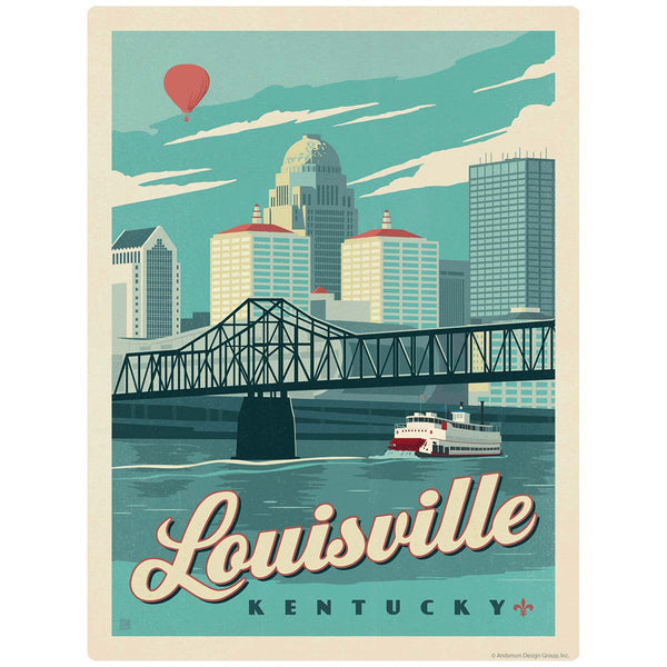 Louisville Kentucky Vinyl Sticker