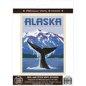 Alaska Whale Watching Vinyl Sticker