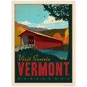 Vermont Covered Bridge Vinyl Sticker