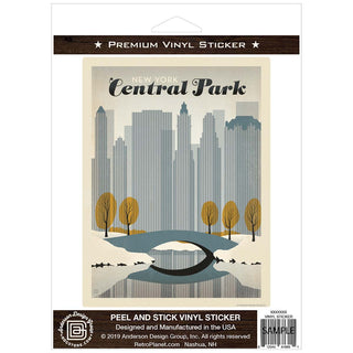 New York City Central Park Vinyl Sticker