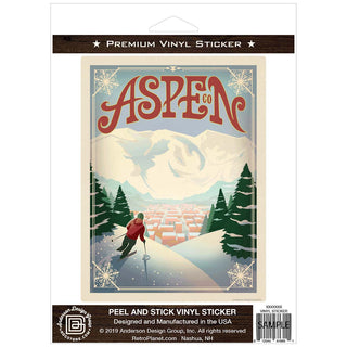 Aspen Colorado Vinyl Sticker