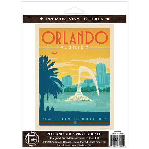 Orlando Florida Vinyl Sticker