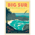 Big Sur California McWay Falls Vinyl Sticker