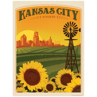 Kansas City Kansas Vinyl Sticker