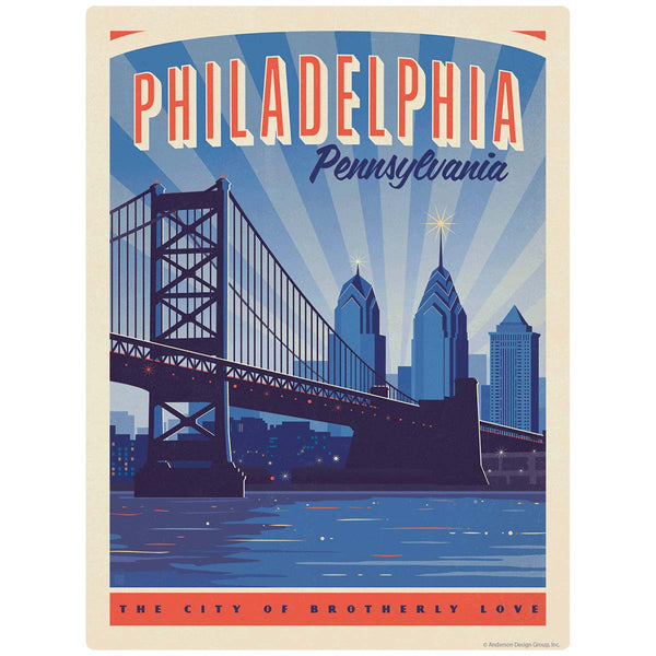 Philadelphia Pennsylvania Vinyl Sticker