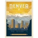 Denver Colorado Mile High City Vinyl Sticker