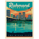 Richmond Virginia River City Vinyl Sticker