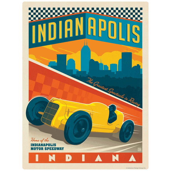 Indianapolis Motor Speedway Indiana Vinyl Sticker