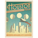 Houston Texas Space City Vinyl Sticker