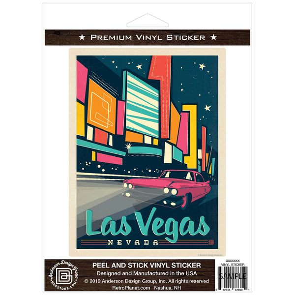 Las Vegas Strip Nevada Vinyl Sticker